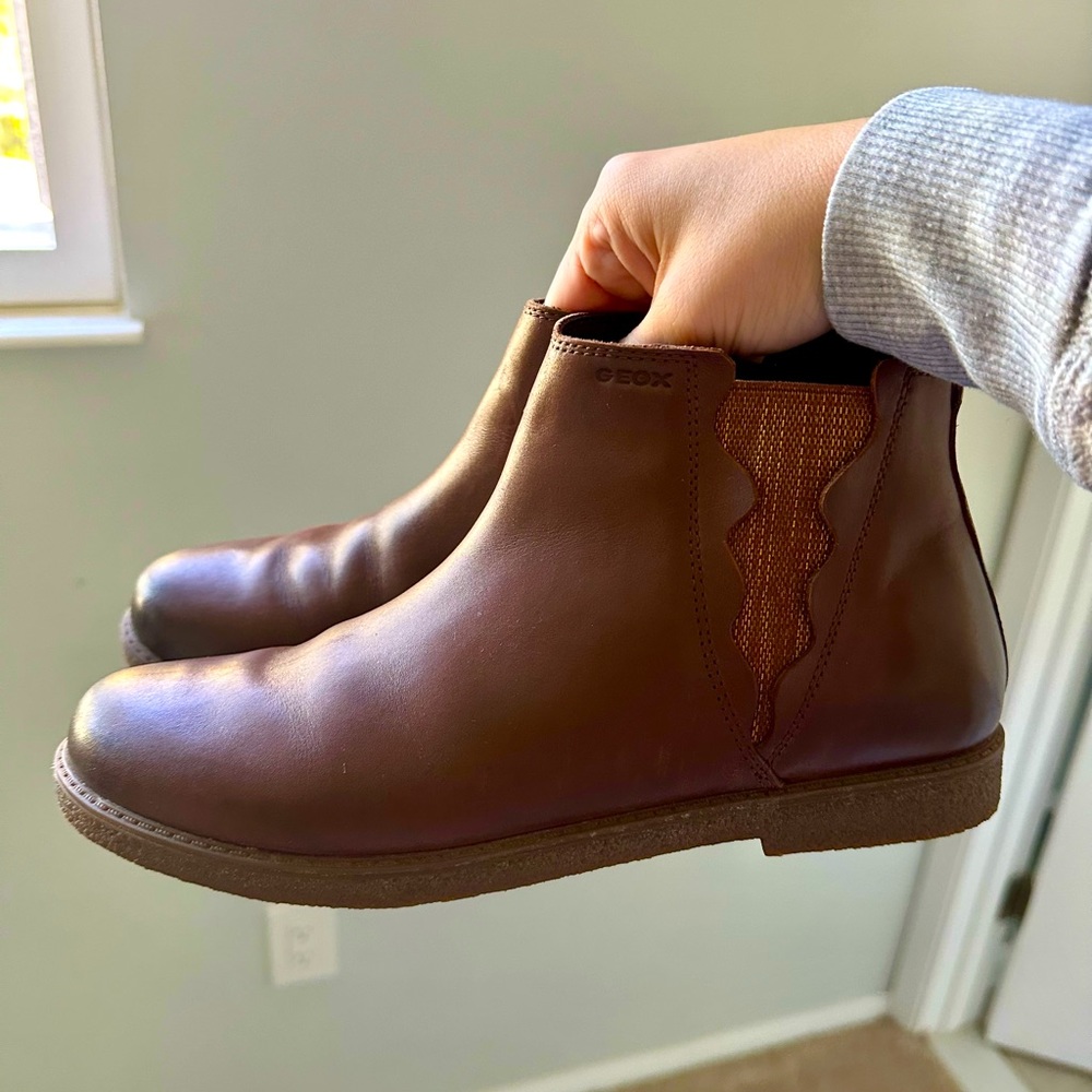 Geox Leather Respira Booties